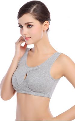 F66403-3  Fashion single-bra womens sports bra